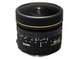 Sigma For Canon 8mm F/3.5 EX DG Circular Fisheye